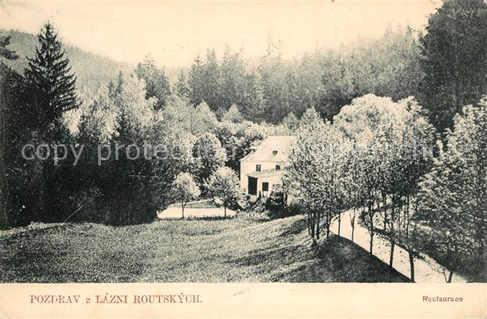 Lazni Routskych Restaurace Restaurant im Wald