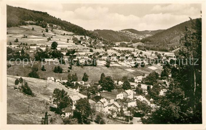 Dolni Polubny Blick ueber den Ort