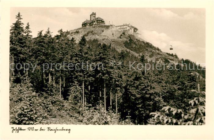 Reichenberg Liberec Boehmen Aussichtsberg Jeschken Berghotel Seilbahn