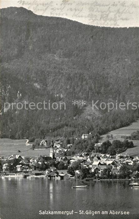 St Gilgen Salzkammergut Fliegeraufnahme Arbersee