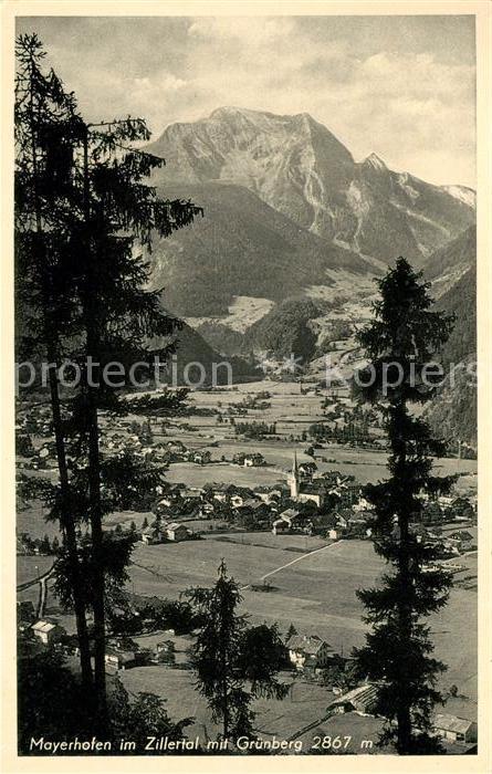 Mayerhofen Zillertal mit Grünberg