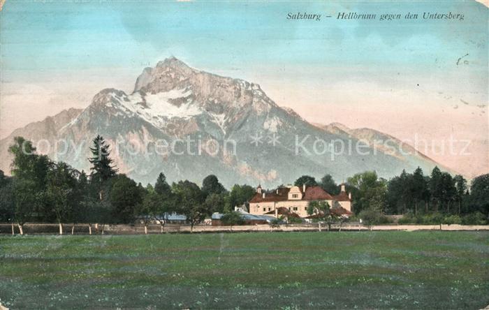 Hellbrunn Blick gegen Untersberg