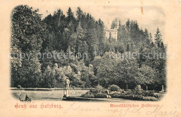 Salzburg Oesterreich Hellbrun Schloesschen