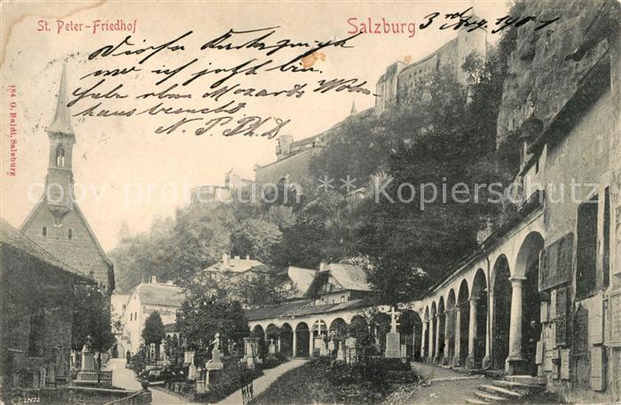 Salzburg Oesterreich St. Peter-Friedhof