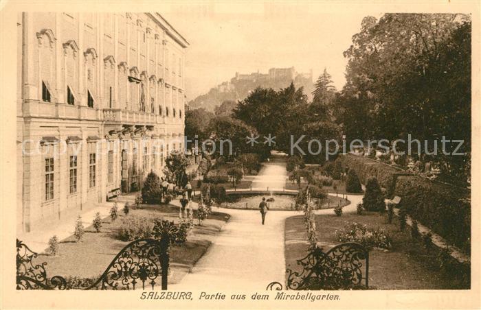 Salzburg Oesterreich Mirabellgarten