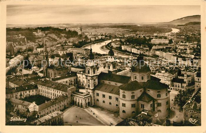 Salzburg Oesterreich Blick von Hohensalzburg