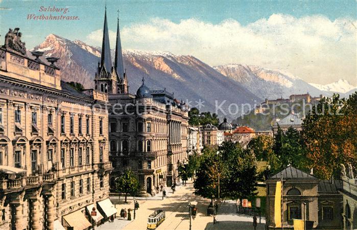 Salzburg Oesterreich Westbahnstrasse
