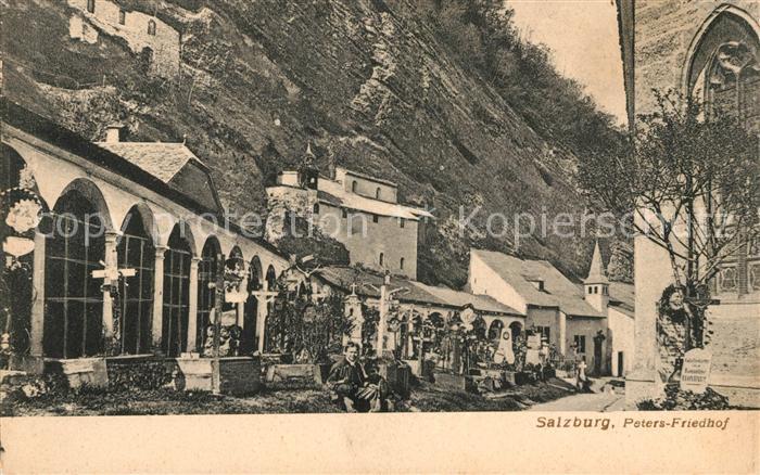 Salzburg Oesterreich Peters Friedhof