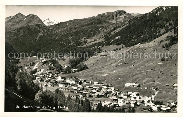 St Anton Arlberg Fliegeraufnahme