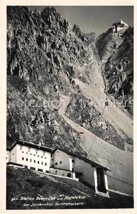 Innsbruck Bergstation Seegrube und Hafelekar Innsbrucker Nordkettenbahn