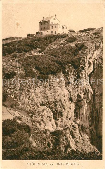 Untersberg Stoehrhaus Berghaus Berchtesgadener Alpen