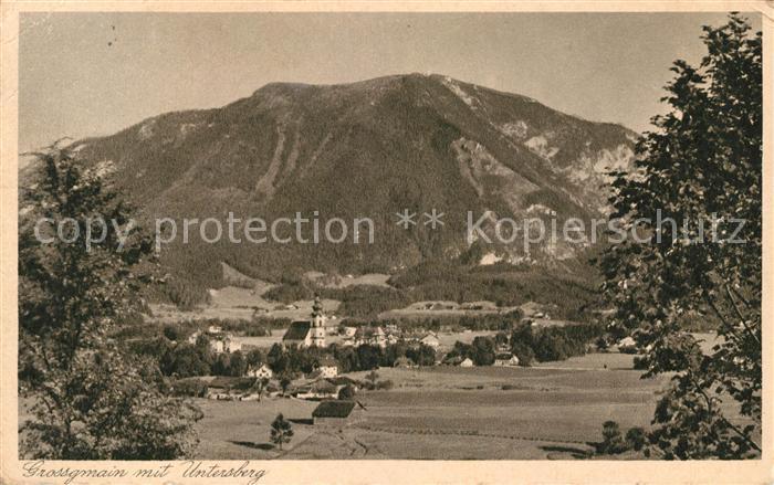 Grossgmain mit Untersberg Berchtesgadener Alpen