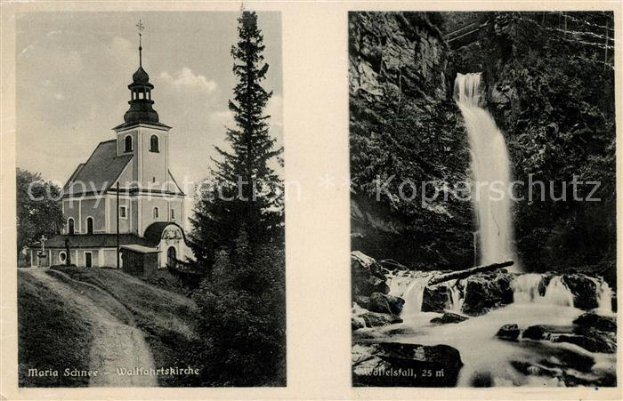 Seckau Maria Schnee Wallfahrtskirche Wasserfall