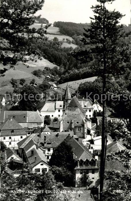 Edlitz Ortsmotiv mit Kirche Kneipp Kurort