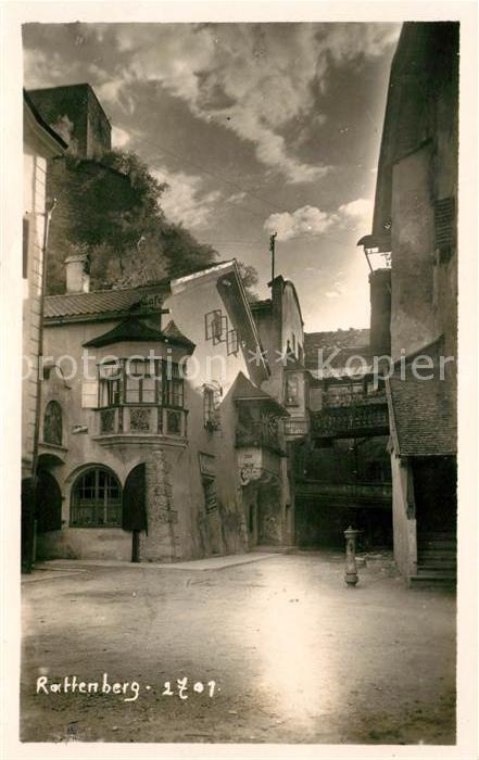 Rattenberg Tirol Ortsmotiv Altstadt