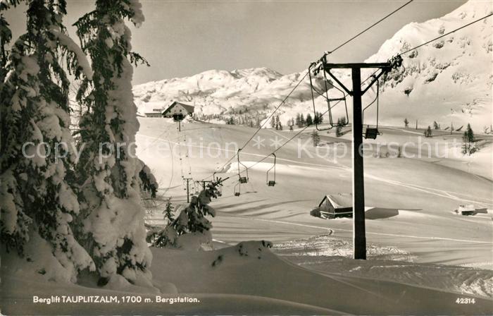 Tauplitzalm Berglift Bergstation Skigebiet Totes Gebirge