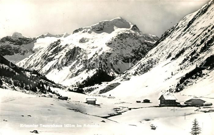 Krimmler Tauernhaus Winterpanorama Achental