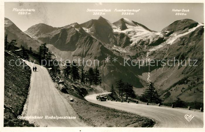 Grossglockner Hochalpenstrasse Gebirgspanorama Hohe Tauern