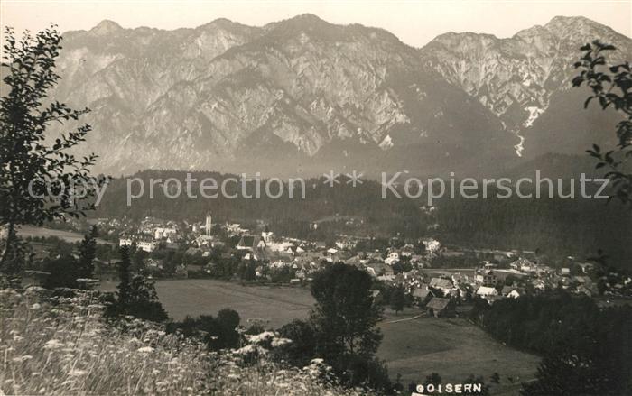 Bad Goisern Salzkammergut Gesamtansicht mit Alpenpanorama