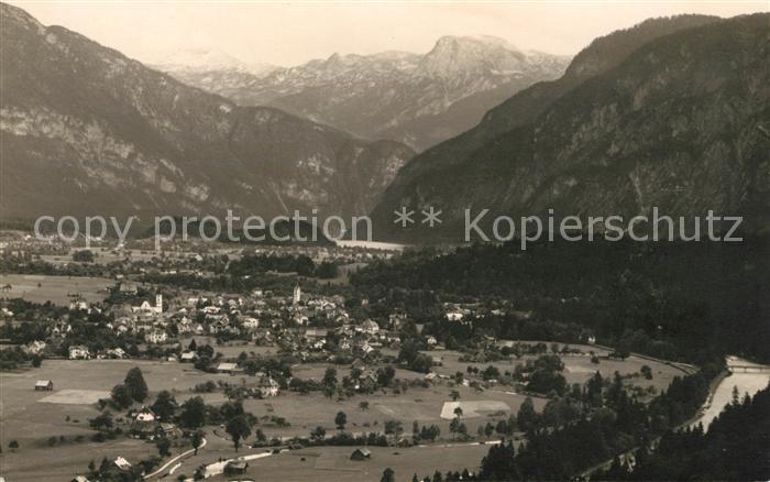Bad Goisern Salzkammergut Gesamtansicht mit Alpenpanorama
