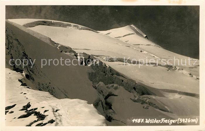 Wilder Freiger Gebirgspanorama Stubaier Alpen