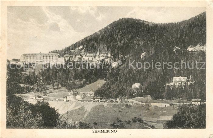 Semmering Niederoesterreich Panorama