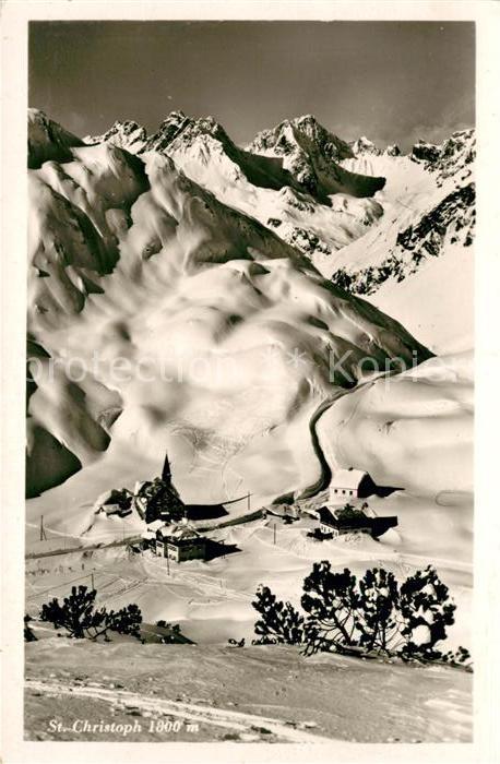 St Christoph Arlberg Panorama Wintersportplatz