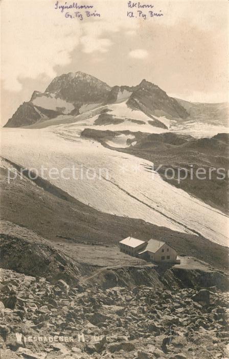 Wiesbadener Huette Gebirgspanorama