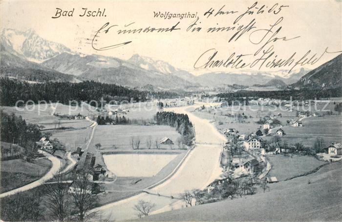Bad Ischl Salzkammergut Panorama Wolfgangtal Alpen