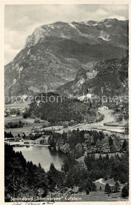 Kufstein Tirol Strandbad Stimmersee Alpen