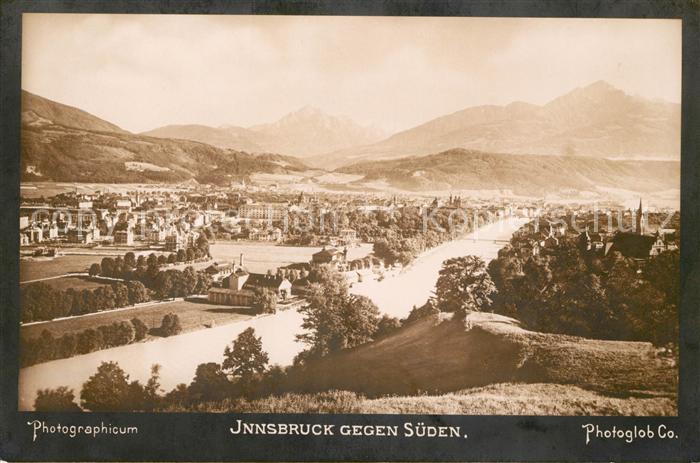Innsbruck Panorama Blick gegen Sueden Photographicum