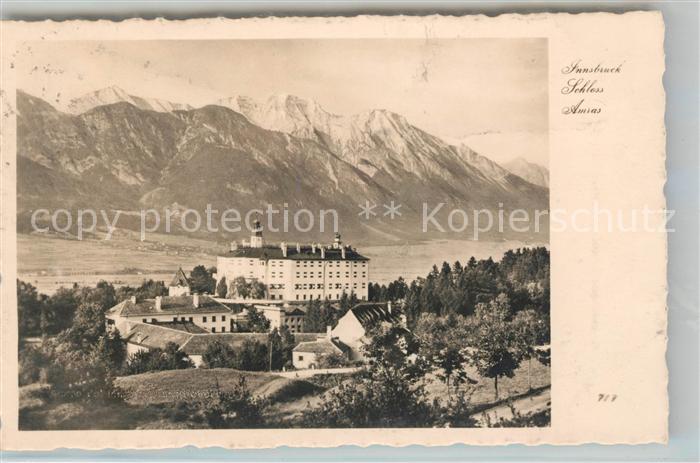 Innsbruck Schloss Amras Alpen