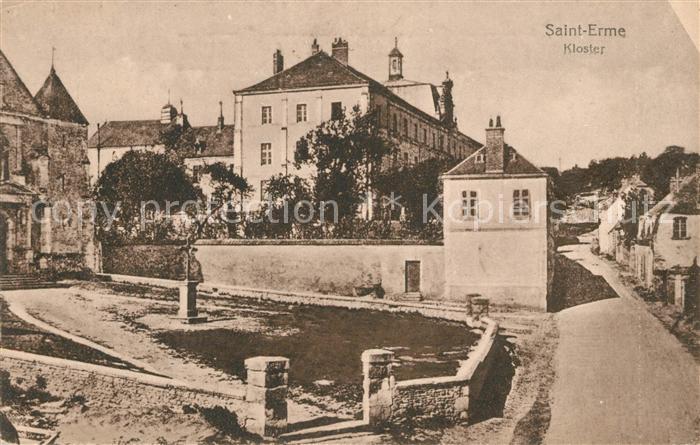 Saint-Erme-Outre-et-Ramecourt Kloster Kriegserinnerungskarte