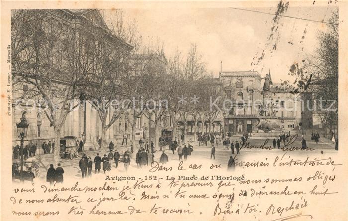 Avignon Vaucluse Place de l Horoge Monument
