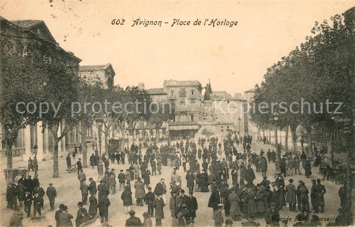 Avignon Vaucluse Place de l Horloge Monument