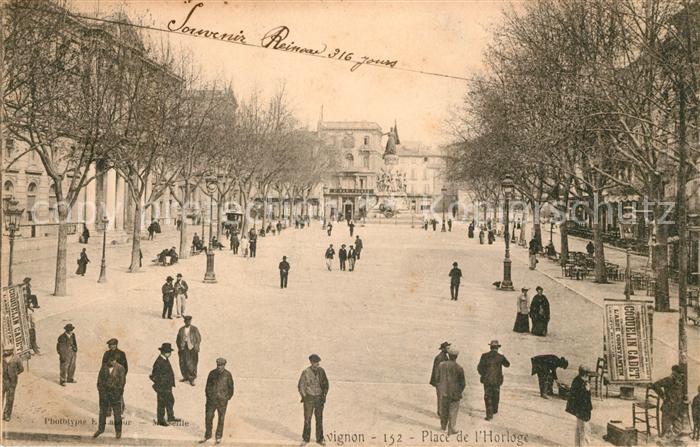 Avignon Vaucluse Place de l Horloge Monument