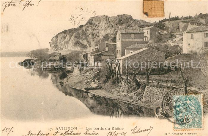 Avignon Vaucluse Les bords du Rhone