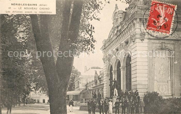 Neris-les-Bains Le nouveau casino Artistes