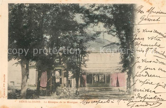 Neris-les-Bains Le Kiosque de la Musique