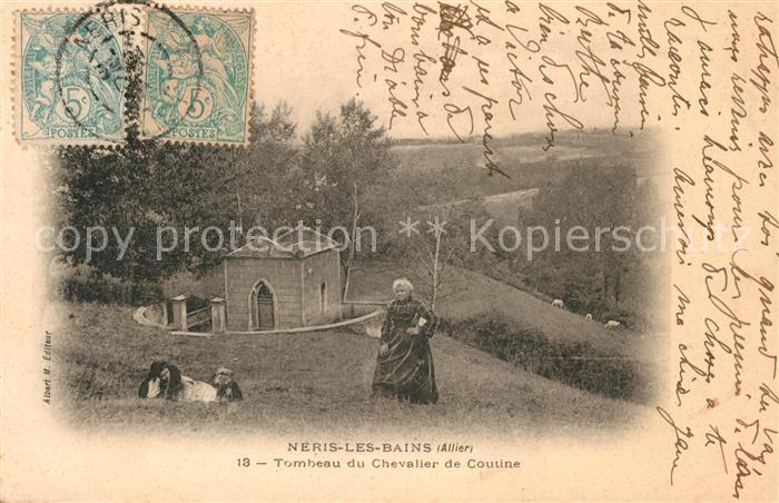 Neris-les-Bains Tombeau du Chevalier de Coutine