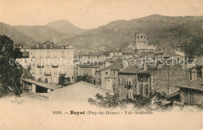 Royat Puy de Dome Vue generale
