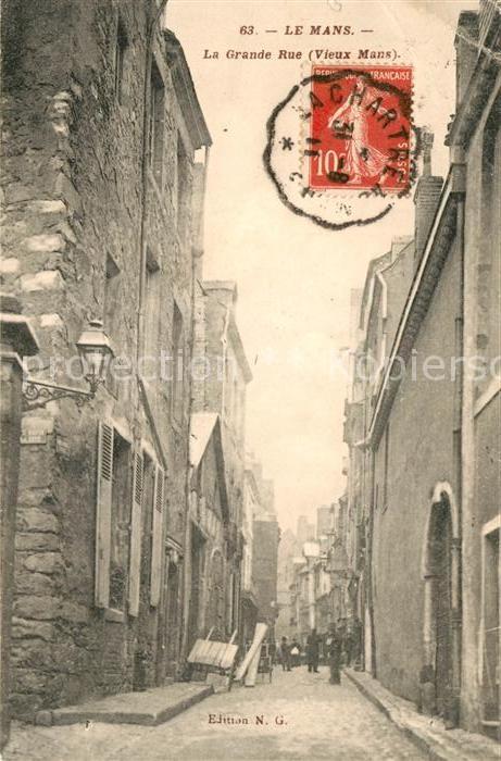 Le Mans Sarthe Grande Rue Vieux Mans