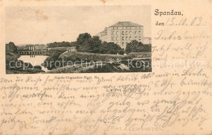 Spandau Garde Grenadier Regiment No 5