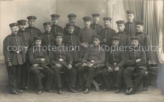 Ulm Donau Offiziere Gruppenbild