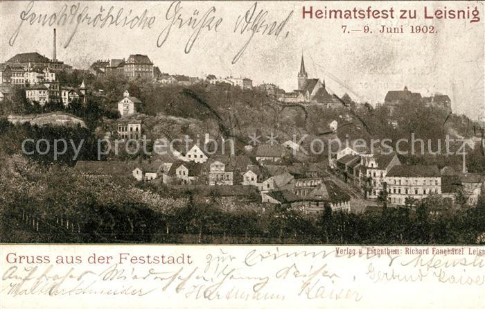 Leisnig Heimatsfest zu Leisnig Juni 1902