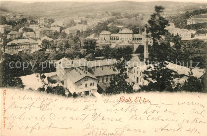 Bad Elster Stadtbild mit Kurhaus