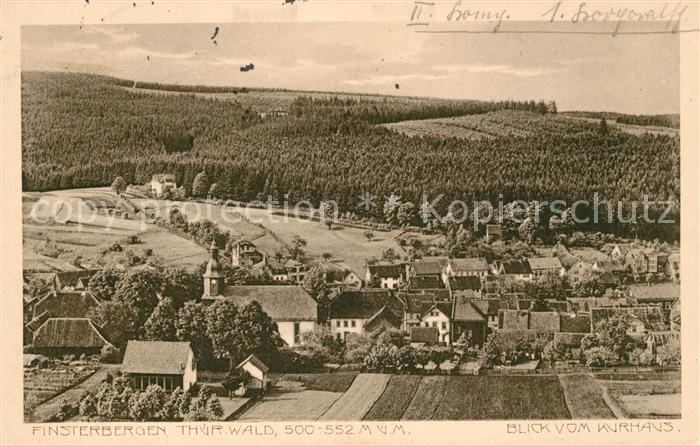 Finsterbergen Panorama Blick vom Kurhaus