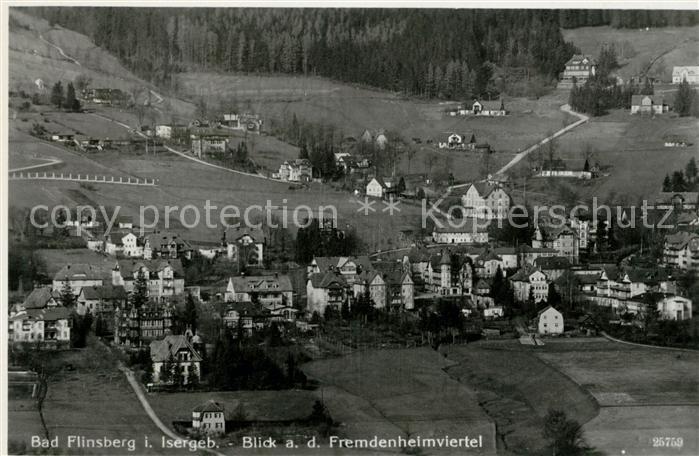 Bad Flinsberg Swieradow Zdroj Fremdenheimviertel Fliegeraufnahme