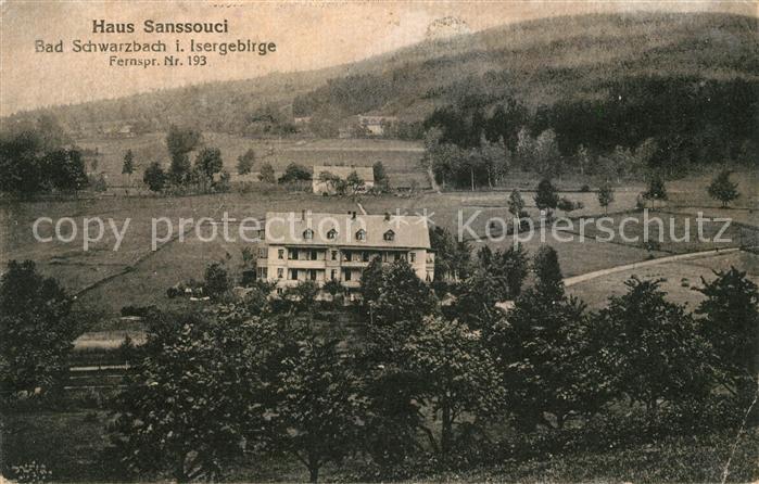 Bad Schwarzbach Haus Sanssouci im Isergebirge