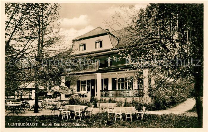 Berneck Fichtelgebirge Gertrudslust Gaststaette